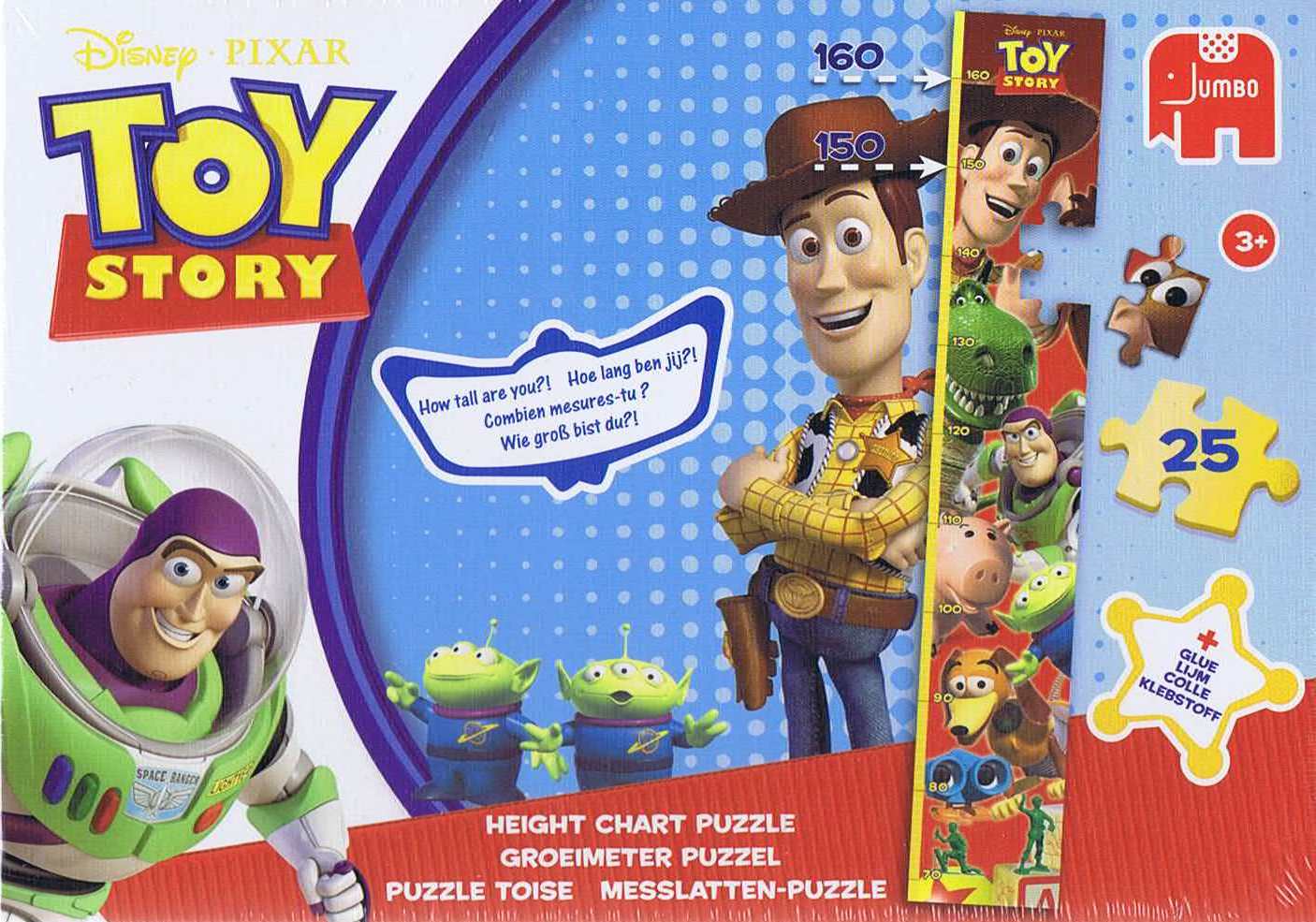 Disney Toy Story - Børne Højdemåler - 25 brikker